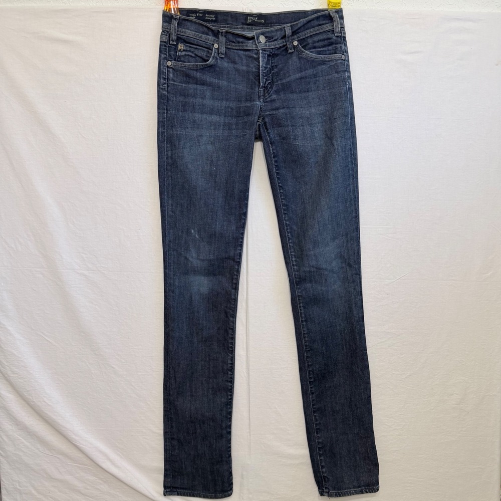 Y2K Citizens of Humanity Skinny‎ Jeans Women 29 Dark Blue Low Rise Made In USA
